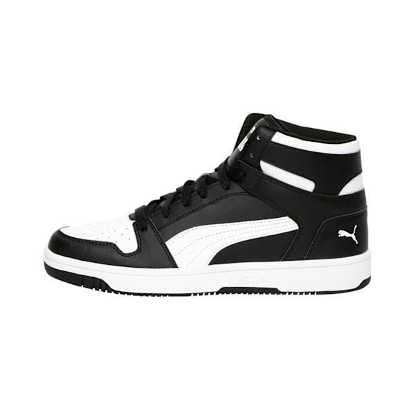 Rebound Lay Up Trainers, Puma Black-Puma White, large-ZAF