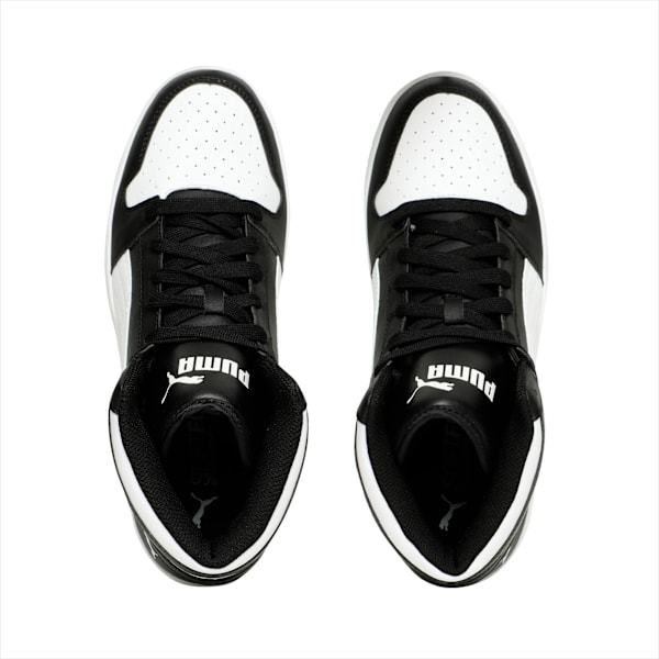 Rebound Lay Up Trainers, Puma Black-Puma White, large-ZAF