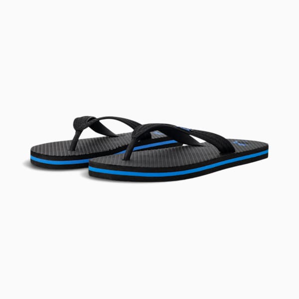 First Flip II Men's Flip Flops, PUMA Black-Hyperlink Blue, large-ZAF