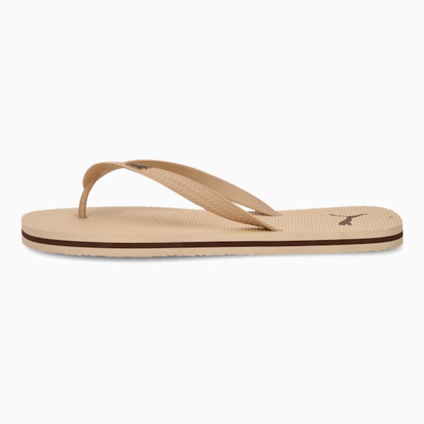 First Flip II Men's Flip Flops, Sand Dune-Espresso Brown, large-ZAF