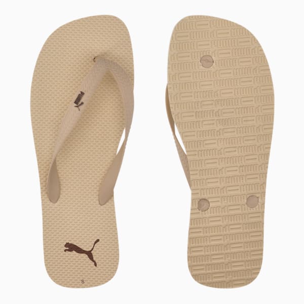 First Flip II Men's Flip Flops, Sand Dune-Espresso Brown, large-ZAF