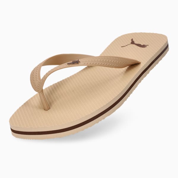 First Flip II Men's Flip Flops, Sand Dune-Espresso Brown, large-ZAF