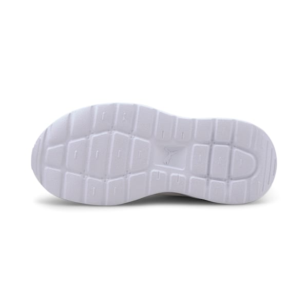 Anzarun Lite Kids' Trainers, Puma White-Puma White, large-MEX