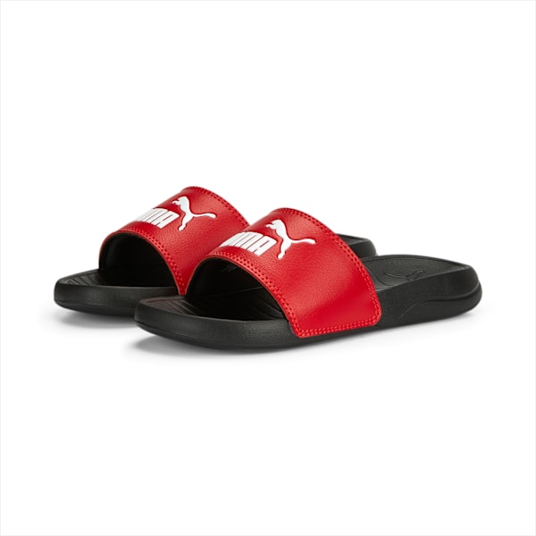 Popcat 20 Kids' Sandals, For All Time Red-PUMA White-PUMA Black, large-MEX
