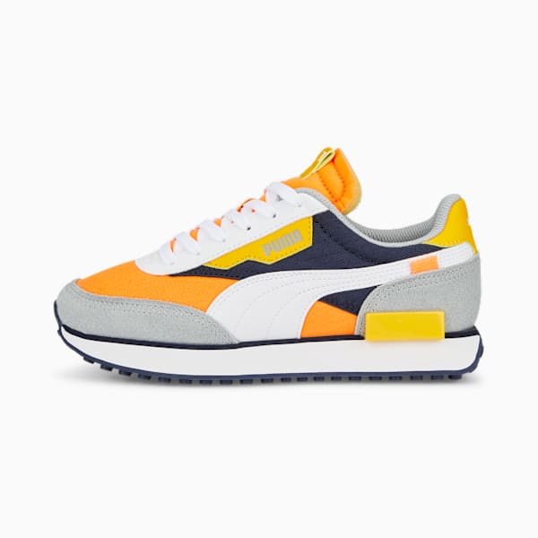 Tenis Adolescente Future Rider Play On, Ultra Orange-PUMA White, large-MEX