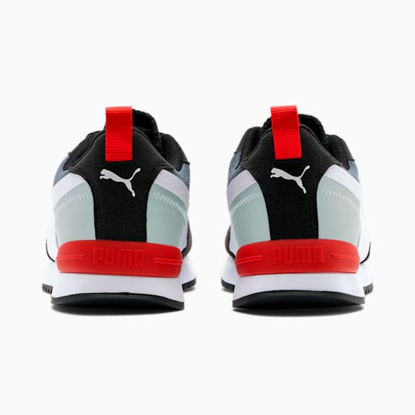 R78 Runner Trainers, CASTLEROCK-Puma Black-Puma White, large-ZAF