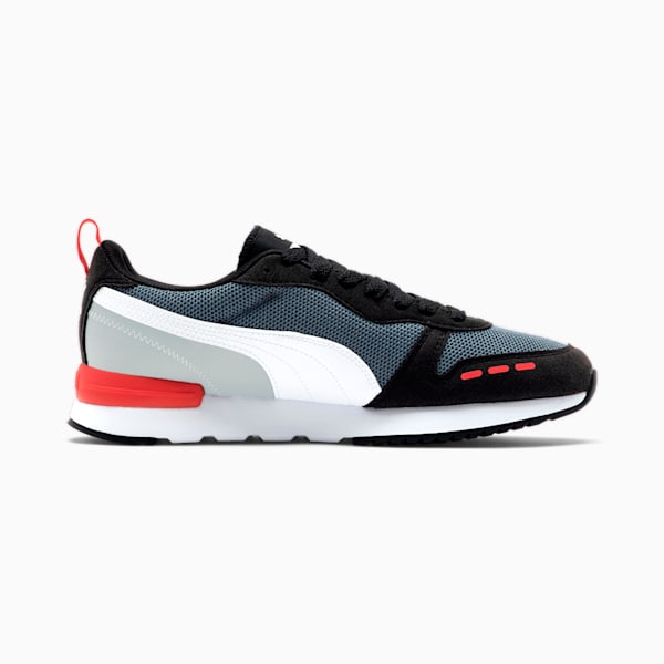 R78 Runner Trainers, CASTLEROCK-Puma Black-Puma White, large-ZAF