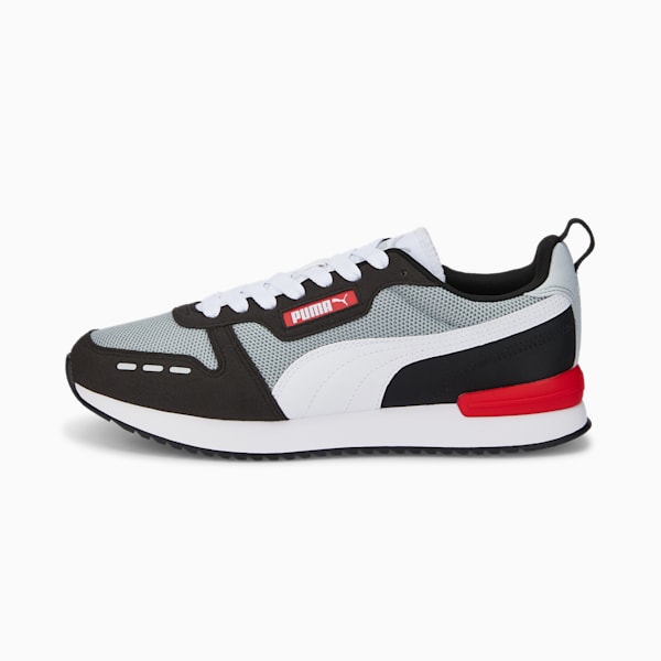 R78 Runner Trainers, Quarry-Puma White-Puma Black, large-ZAF