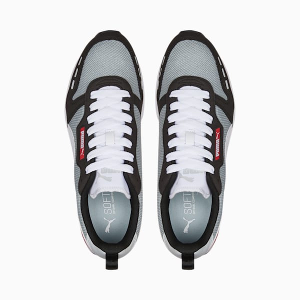 R78 Runner Trainers, Quarry-Puma White-Puma Black, large-ZAF