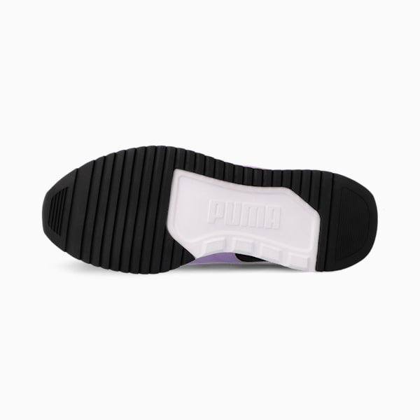 R78 Runner Trainers, PUMA White-Vivid Violet-PUMA Black-Glowing Pink, large-ZAF