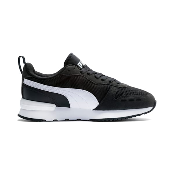 R78 Youth Trainers, Puma Black-Puma White, large-ZAF