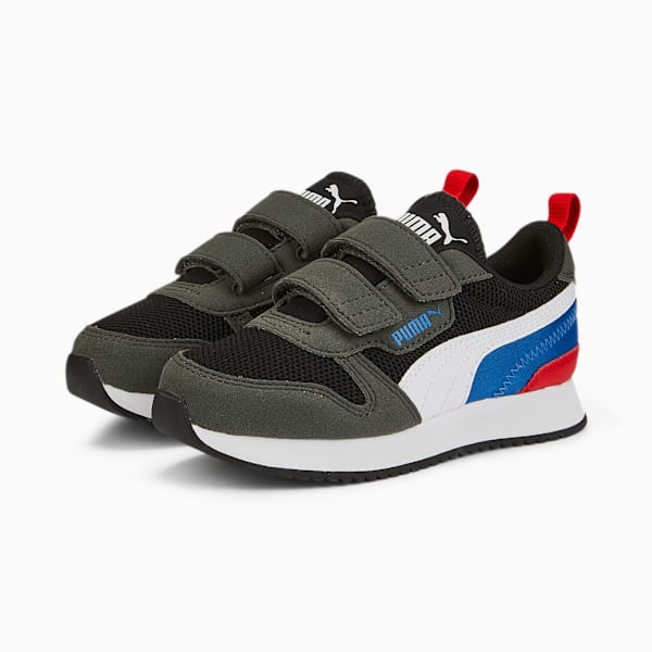 Tenis Niños R78, Puma Black-Puma White-Dark Shadow, large-MEX