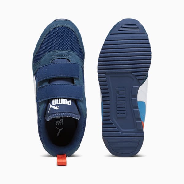 R78 Kids' Trainers, Persian Blue-PUMA White-Inky Blue-Regal Blue, large-ZAF