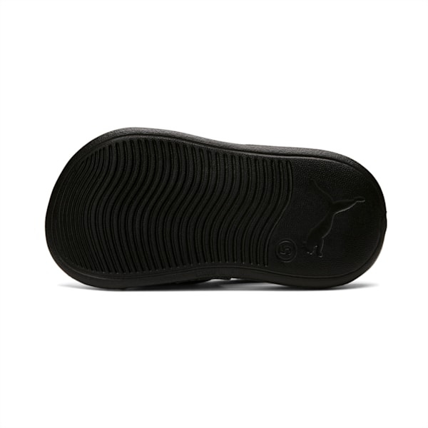 Sandalias con correa trasera Popcat 20 para bebé, Puma Black-Puma White, large-MEX