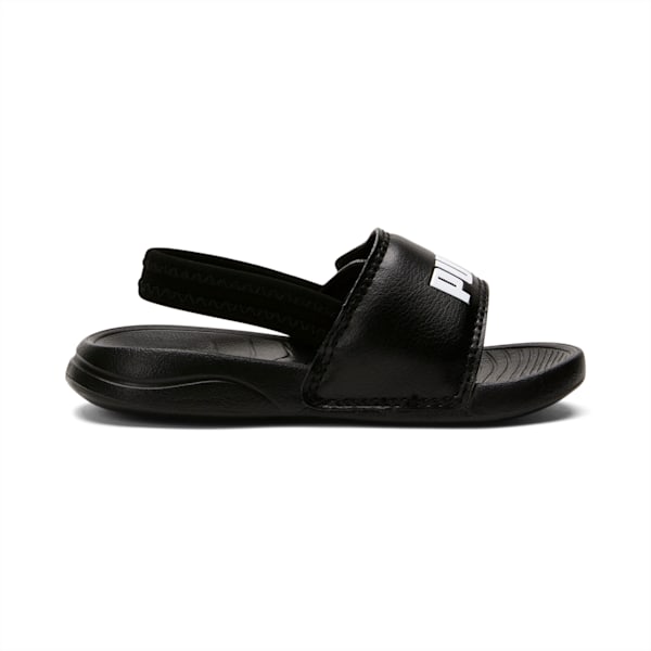 Sandalias con correa trasera Popcat 20 para bebé, Puma Black-Puma White, large-MEX