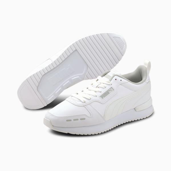 R78 Trainers, Puma White-Puma White, large-ZAF