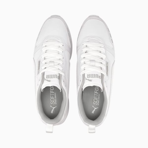 R78 Trainers, Puma White-Puma White, large-ZAF