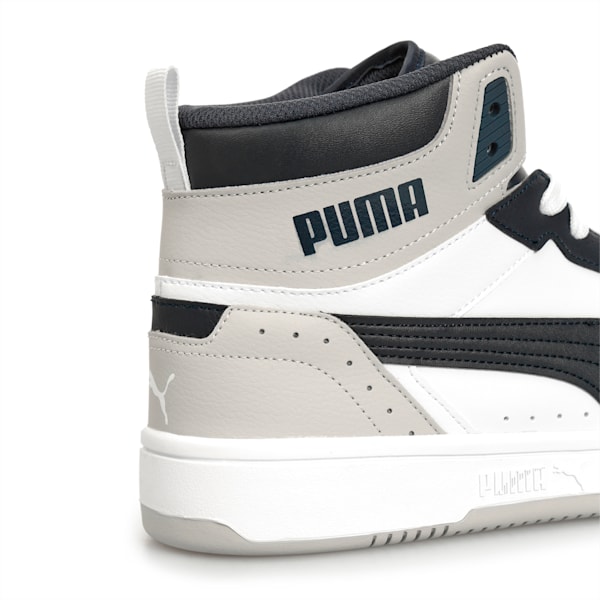 Rebound JOY Trainers, Puma White-Parisian Night-Gray Violet, large-ZAF