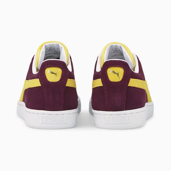 Suede Classic XXI Trainers, Grape Wine-Dandelion-Puma White, large-ZAF