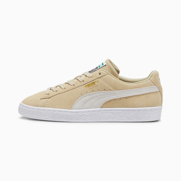Suede Classic XXI Trainers, Putty-PUMA White, large-ZAF