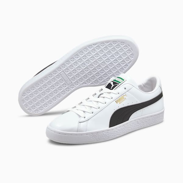 Basket Classic XXI Trainers, Puma White-Puma Black, large-MEX