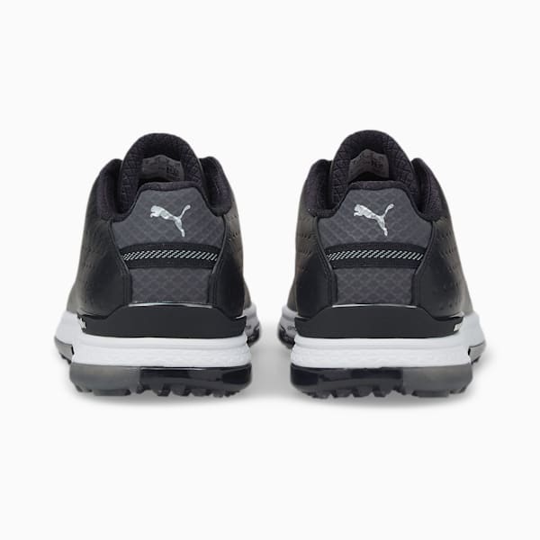 PROADAPT ALPHACAT Leather Men's Golf Shoes, Puma Black-Puma Silver, large-ZAF