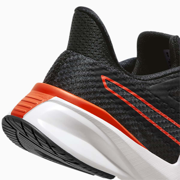 PWRFRAME Men's Training Shoes, Puma Black-Cherry Tomato, large-ZAF