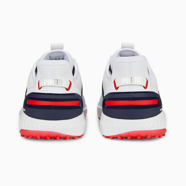 IGNITE ELEVATE Golf Shoes Men, PUMA White-PUMA Silver-PUMA Navy, large-ZAF