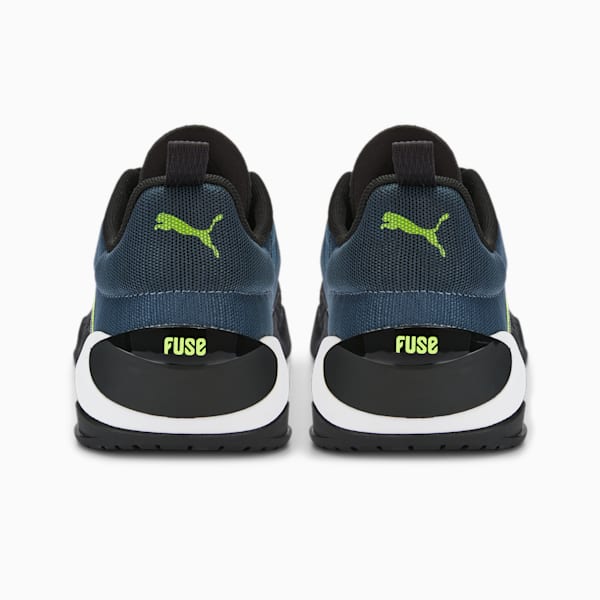 Fuse 2.0 Men's Training Shoes, Puma Black-Evening Sky-Lime Squeeze, large-ZAF
