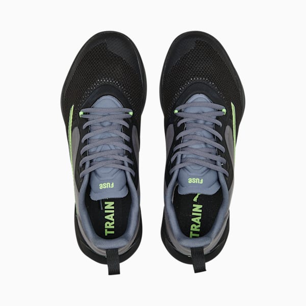 Zapatillas de training para hombre Fuse 2.0, PUMA Black-Gray Tile-Fast Yellow, large-ARG