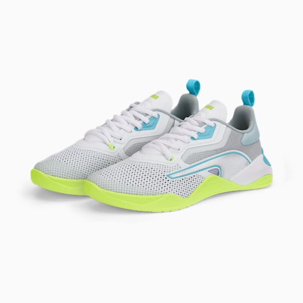 Fuse 2.0 Women's Training Shoes, Puma White-Dusty Aqua, large-ZAF