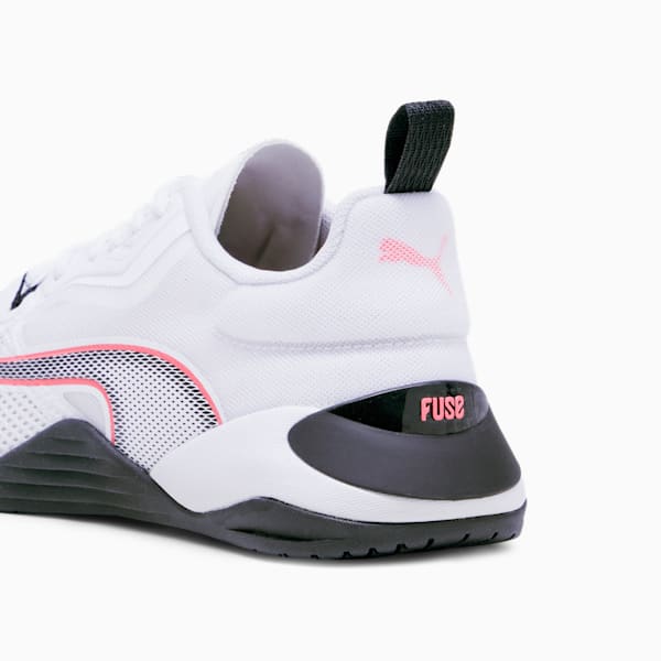 Fuse 2.0 Women's Training Shoes, PUMA White-Fire Orchid-PUMA Black, large-ZAF