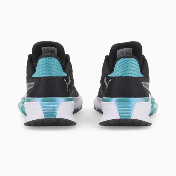 PWRFrame Stardust Women's Training Shoes, Puma Black-Metallic Silver-Porcelain, large-ZAF