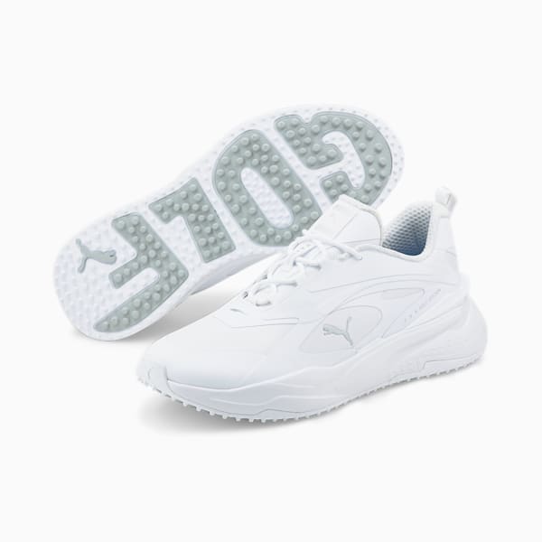 GS-Fast Golf Shoes, Puma White-Puma White, large-ZAF