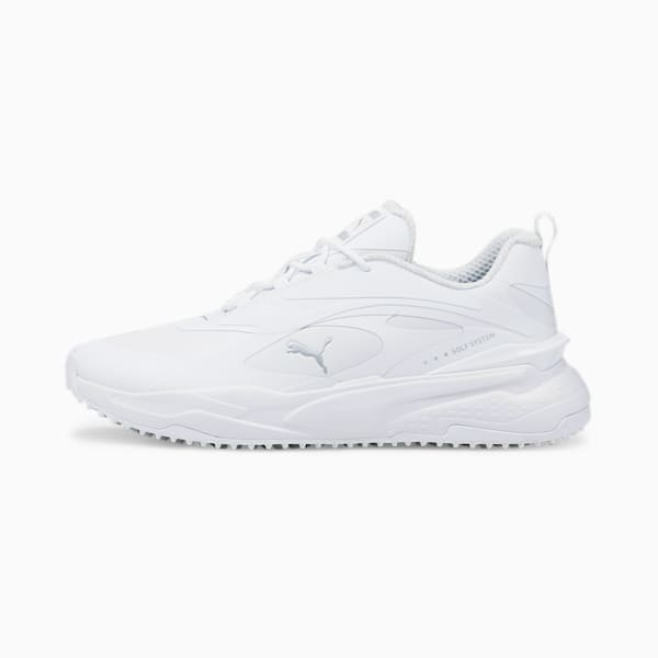 GS-Fast Golf Shoes, Puma White-Puma White, large-ZAF