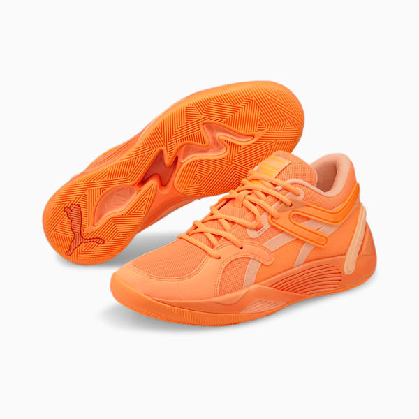 TRC Blaze Court Basketball Shoes, Neon Citrus-Fizzy Melon, large-ZAF