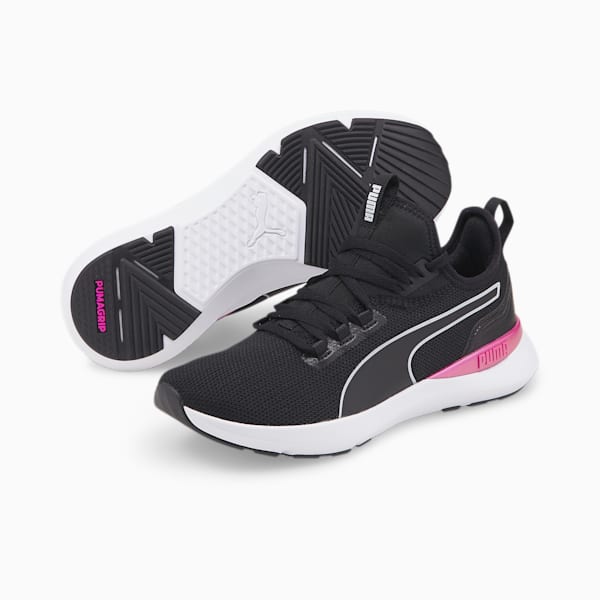 Pure XT Stardust Women's Training Shoes, Puma Black-Deep Orchid, large-ZAF