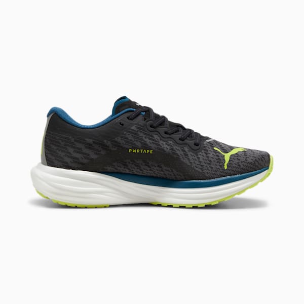 Deviate NITRO™ 2 Men's Running Shoes, PUMA Black-Ocean Tropic-Lime Pow, large-ZAF
