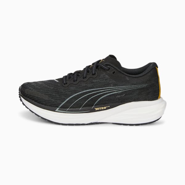 Zapatillas de running para mujer Deviate NITRO 2, Puma Black-Puma Team Gold, large-ARG