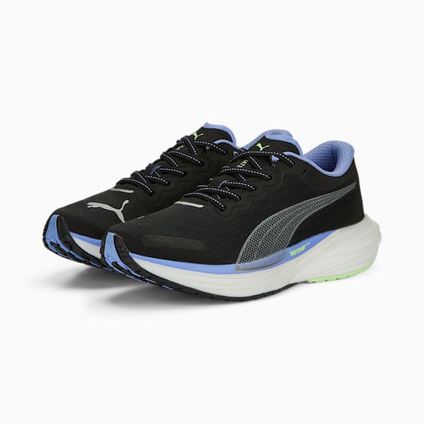 Zapatillas de running para mujer Deviate NITRO 2, PUMA Black-Elektro Purple, large-ARG