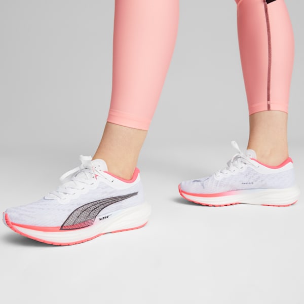 Zapatillas de running para mujer Deviate NITRO 2, PUMA White-Fire Orchid-Icy Blue, large-ARG