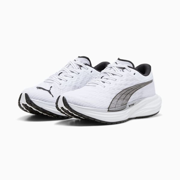 Zapatillas de running para mujer Deviate NITRO 2, PUMA White-PUMA Black-PUMA Silver, large-ARG