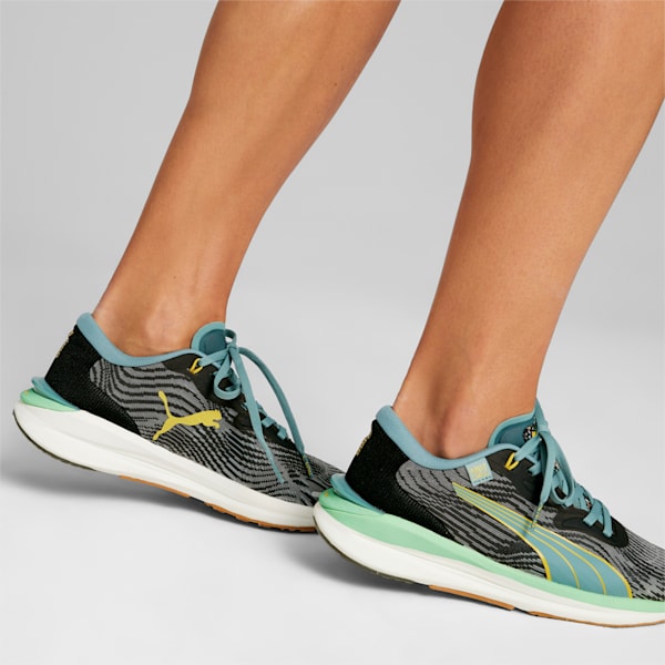 PUMA x FIRST MILE Electrify NITRO™ 2 Running Shoes Women, PUMA Black-Adriatic-Fresh Pear, large-ZAF