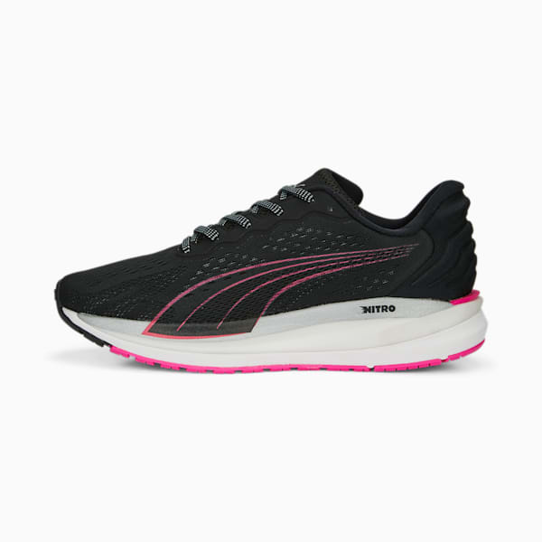 Magnify NITRO™ Surge Running Shoes Women, PUMA Black-Ravish, large-ZAF