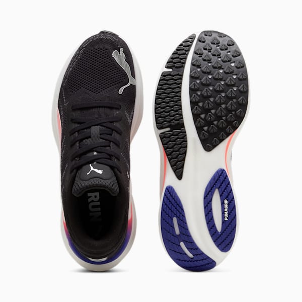Tenis de correr Magnify NITRO 2 para hombre, PUMA Black-Lapis Lazuli-Sunset Glow, large-MEX