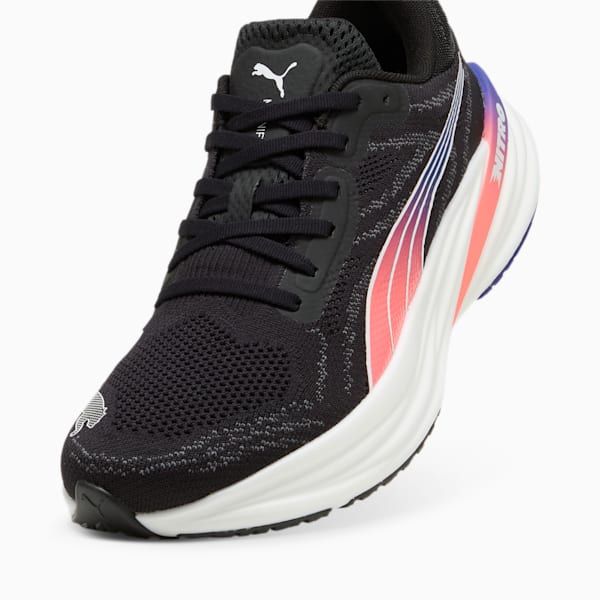 Tenis de correr Magnify NITRO 2 para hombre, PUMA Black-Lapis Lazuli-Sunset Glow, large-MEX