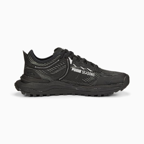 Tenis para correr Voyage NITRO 2 para hombre, Puma Black-Metallic Silver, large-MEX