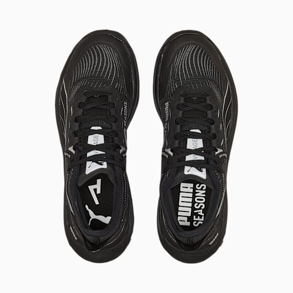 Tenis para correr Voyage NITRO 2 para hombre, Puma Black-Metallic Silver, large-MEX