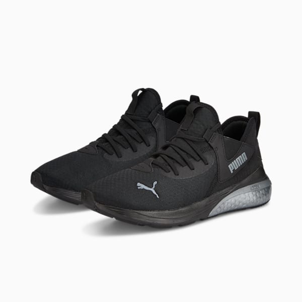 Zapatillas para correr hombre Cell Vive Elevate, Puma Black-Metallic Silver, large-ARG