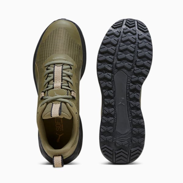 Twitch Runner Trail Shoes, PUMA Olive-PUMA Black, large-ZAF